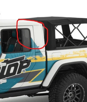 Jeep Gladiator Bestop teaser concept: folding soft cover / shell / topper for Gladiator bed 1616784950584