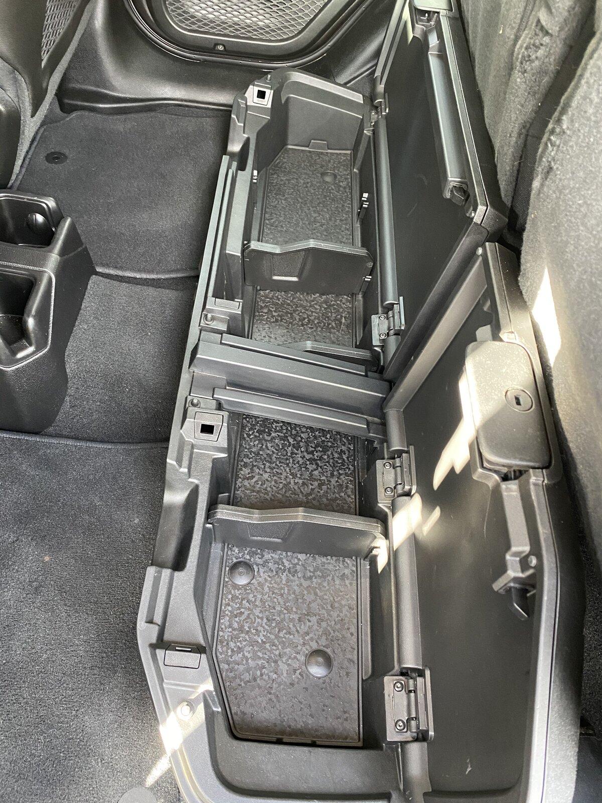 Jeep Gladiator Under seat storage box 500 8D0148B8-7578-4A54-9900-3C44F0C9C49C