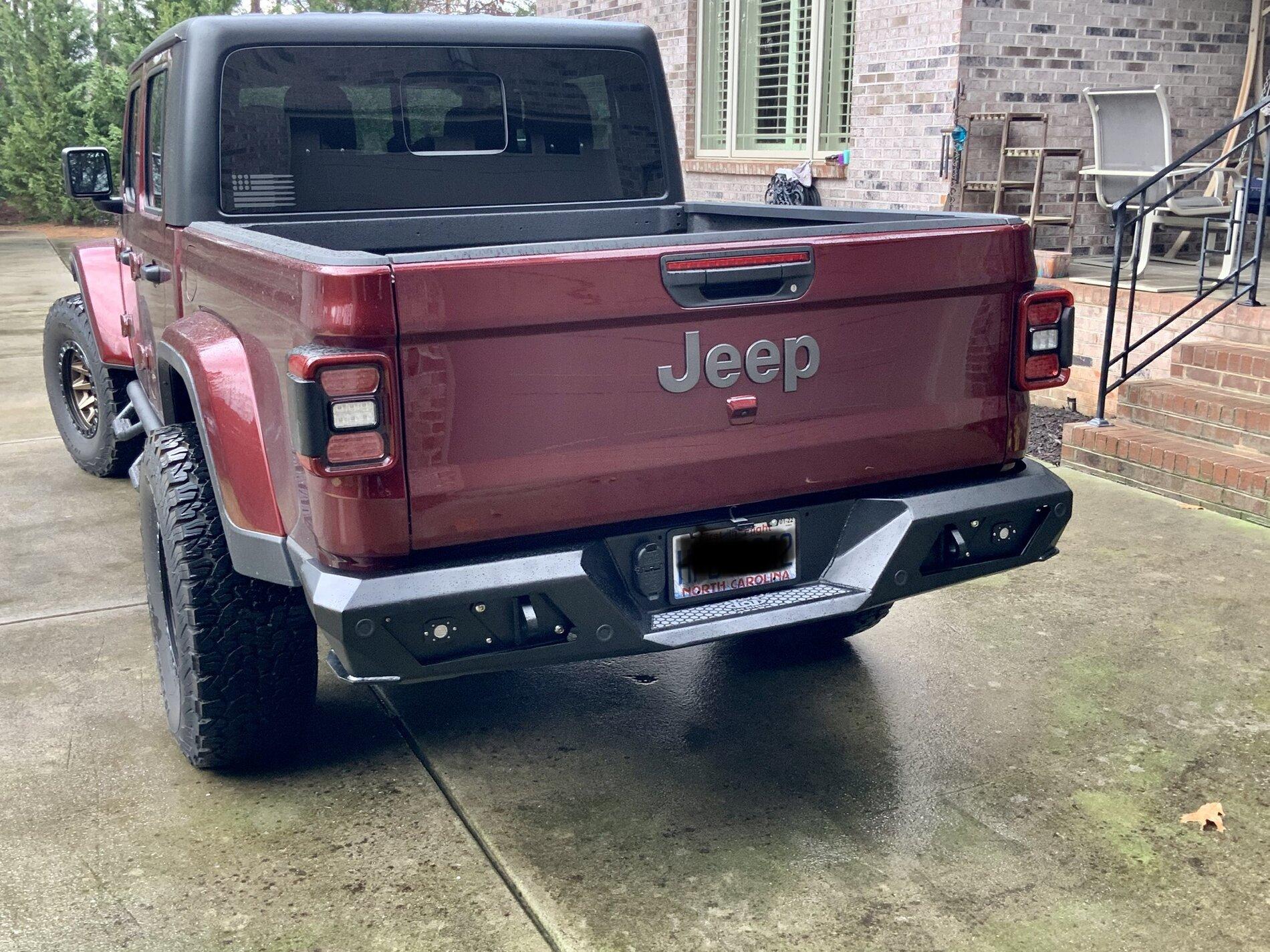 Jeep Gladiator LOD Destroyer Rear Bumper 21 Gladiator 85E40D54-ABC4-4BFB-A08B-27E165F9EA1D
