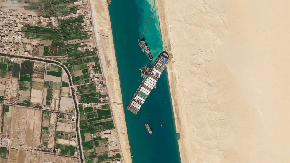 Jeep Gladiator Ship Blockage Suez Canal/Jeep Assembly Plant Closures Suez_blocked_03-29-2021