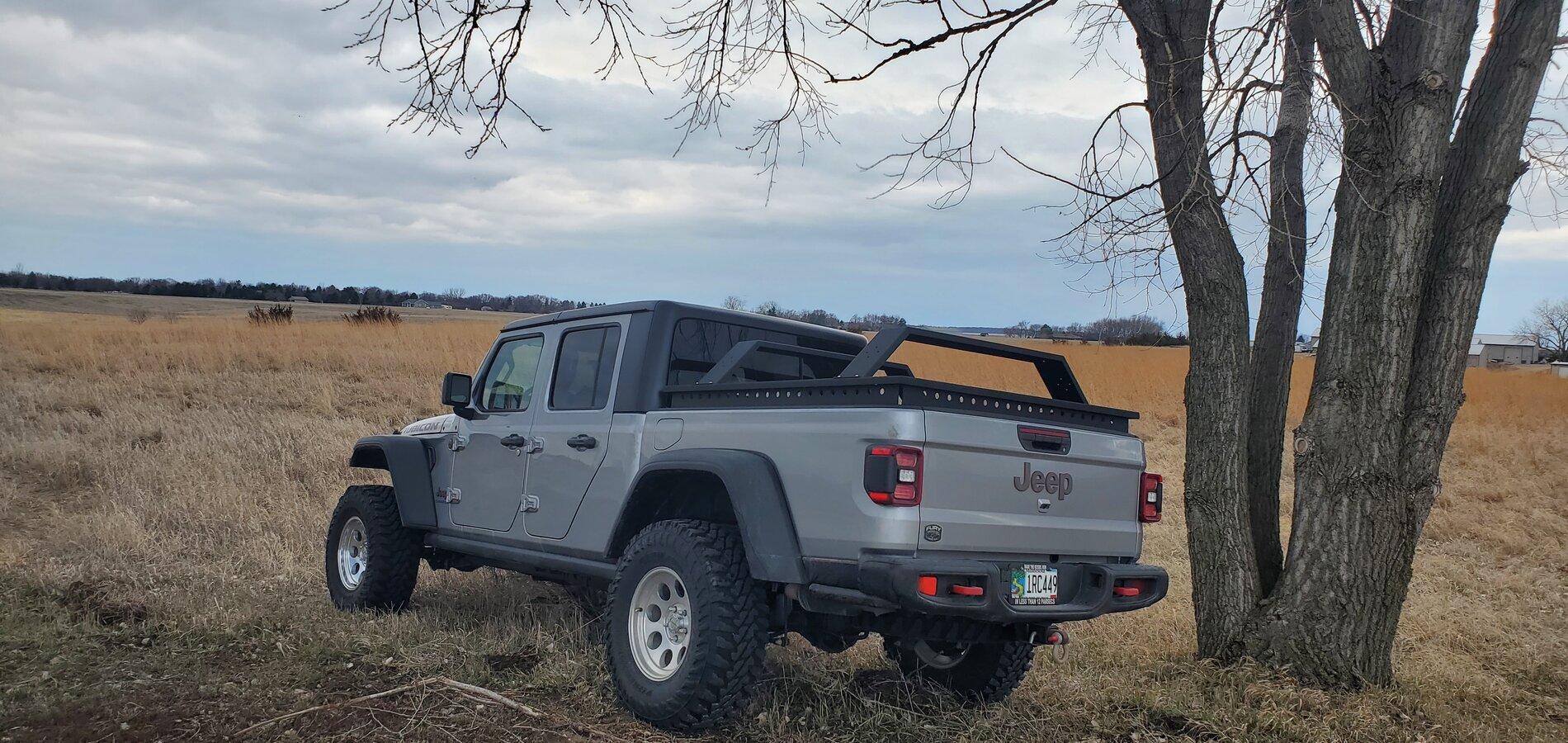 Jeep Gladiator JT Gladiator Upper Decker Hinged Cargo Basket Now Available! 20210327_175537