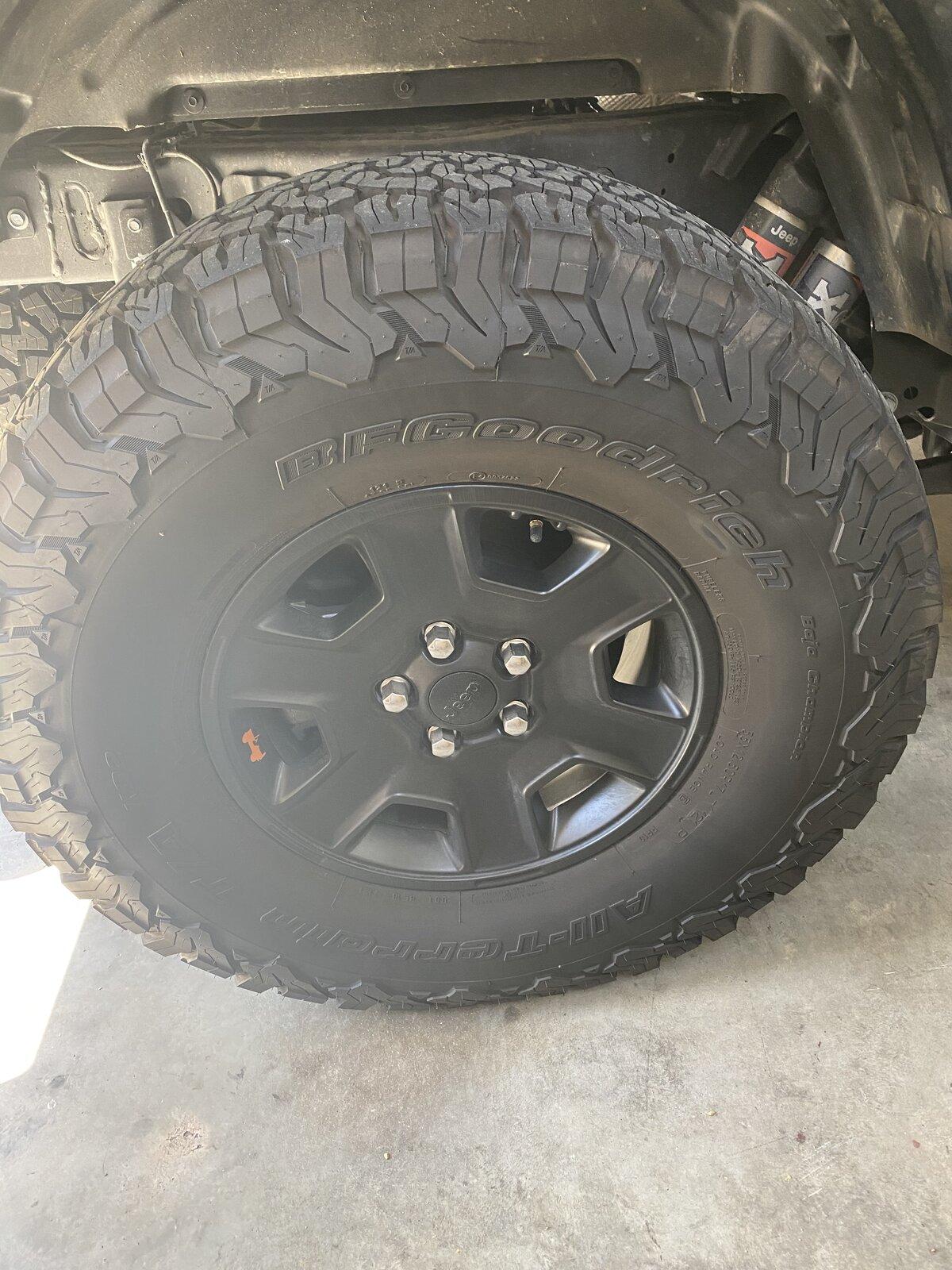 Jeep Gladiator 35" BFG KO2's on 2020 Mojave Wheels E2612D78-2F9B-48AF-91C8-F032783B6CED