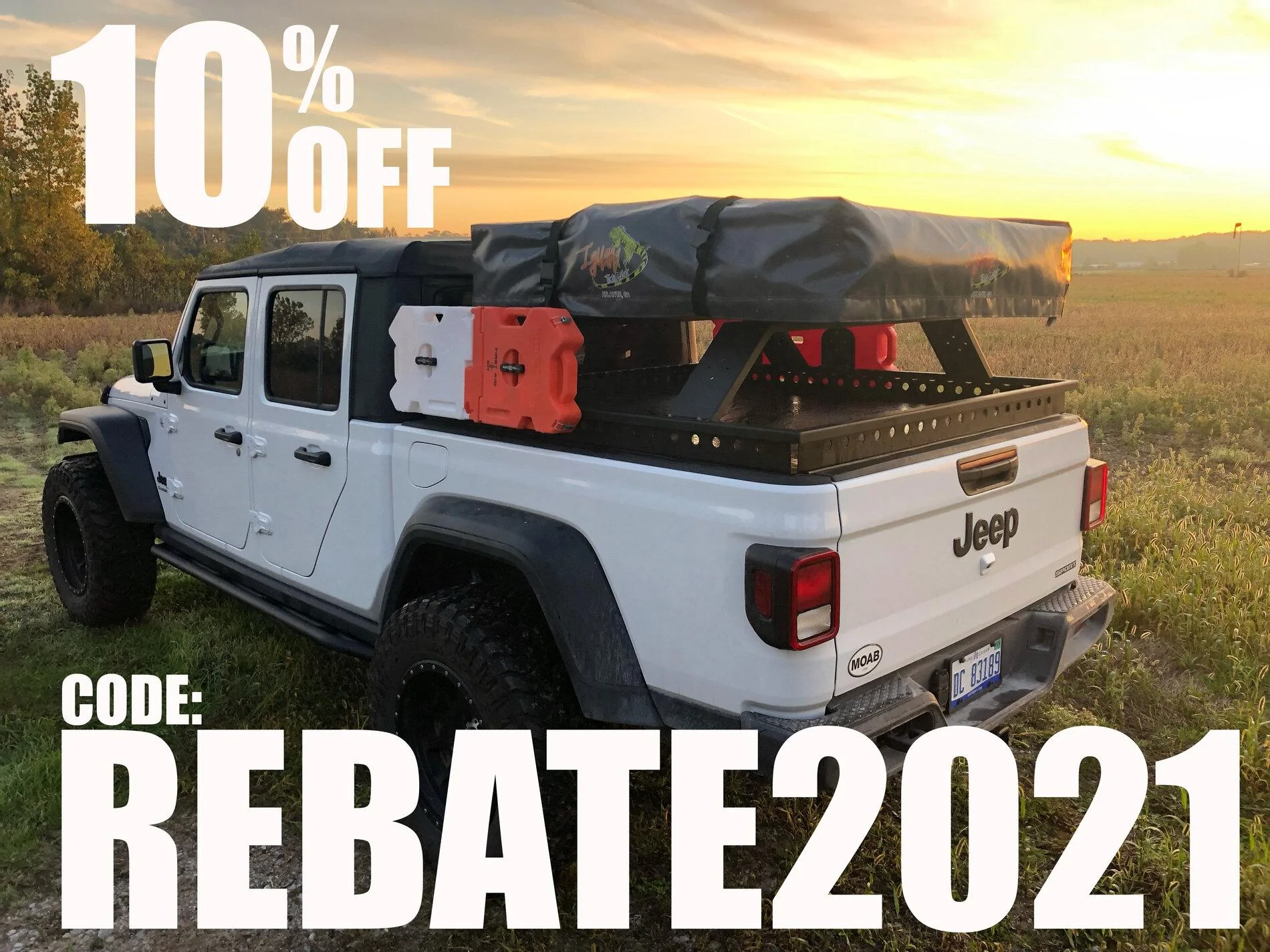 Jeep Gladiator Save 10% Sitewide at ACE! Rebate2021
