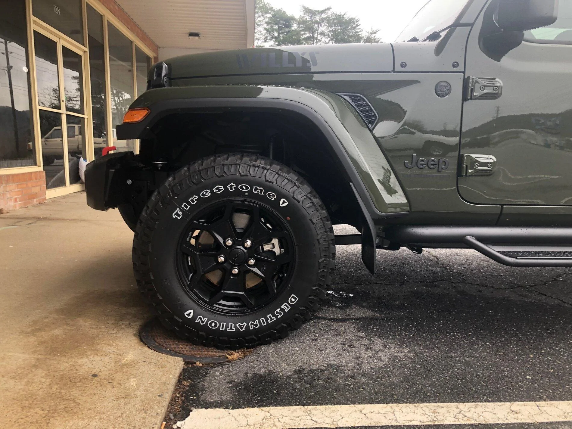 Jeep Gladiator 2021 Sarge Green Willys mostly stock "build" IMG_4624