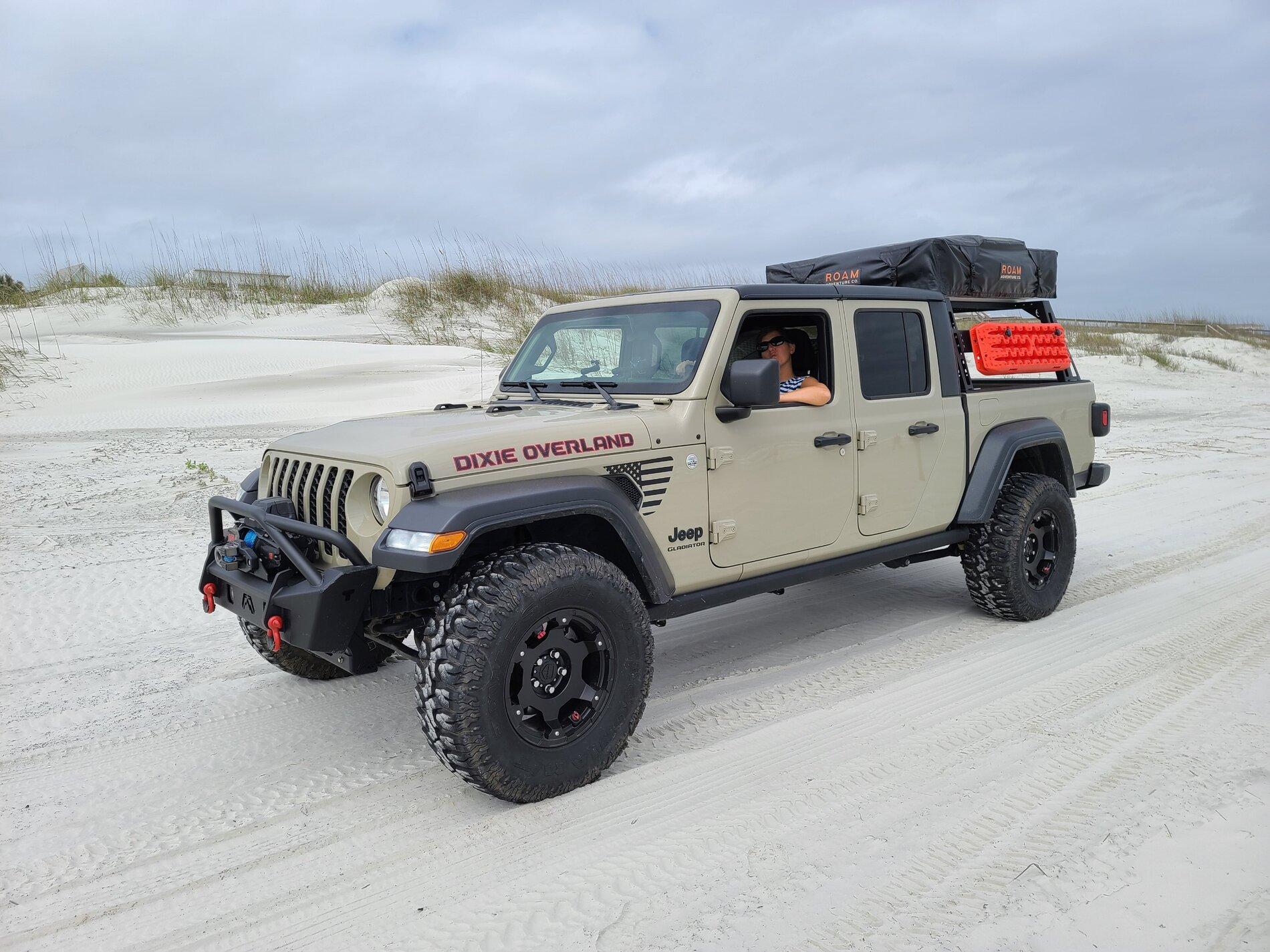 Jeep Gladiator Cruising St. Augustine Beach, FL Resized_20210323_122757