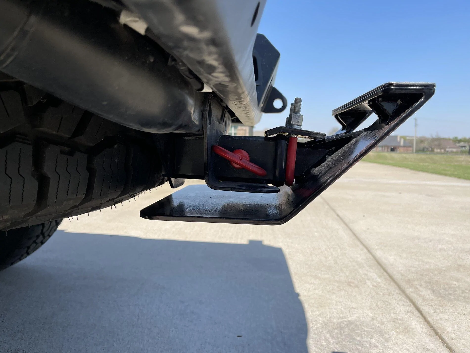 Jeep Gladiator Protecting Your Rear -  Sheridan hitch mounted skid from Warfab C7C9255C-B5EF-4595-AB4A-2EBF6FE47837