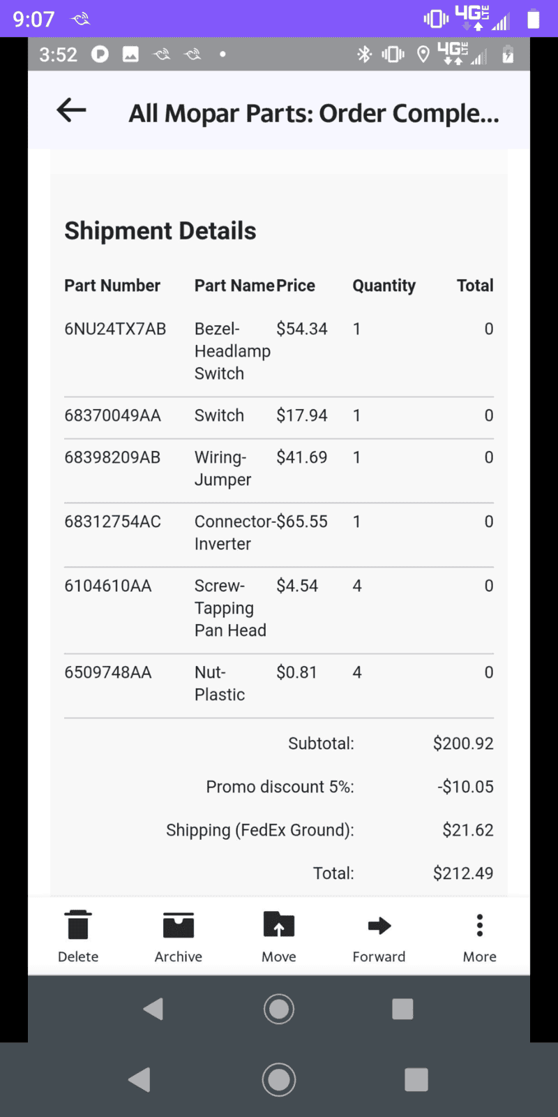 Jeep Gladiator Question about adding outlet to bed Screenshot_20200321-090702