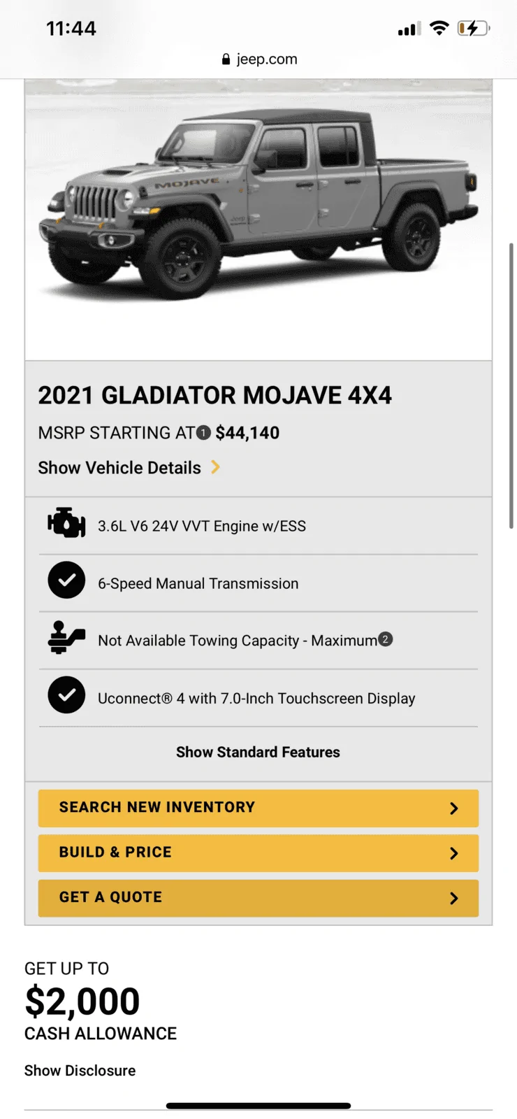 Jeep Gladiator Rebates for April 2021 095F927F-FF43-4AC8-A331-BB6B21F7AF78