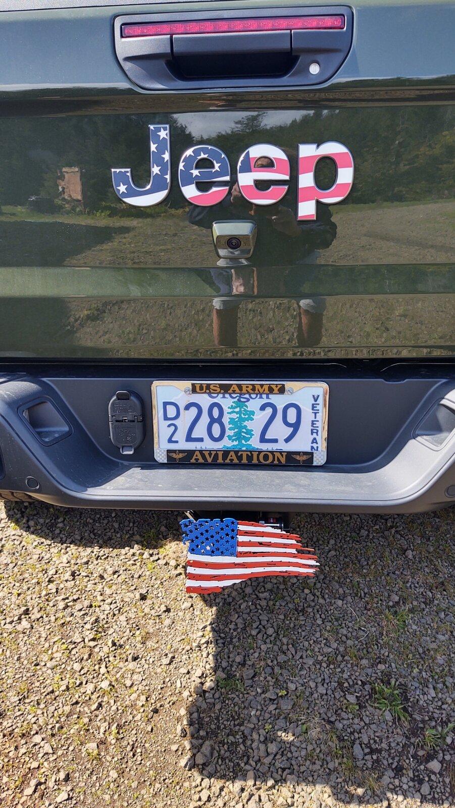Jeep Gladiator Let's See Your Personalized Plates IMG_20210329_145832994_HDR
