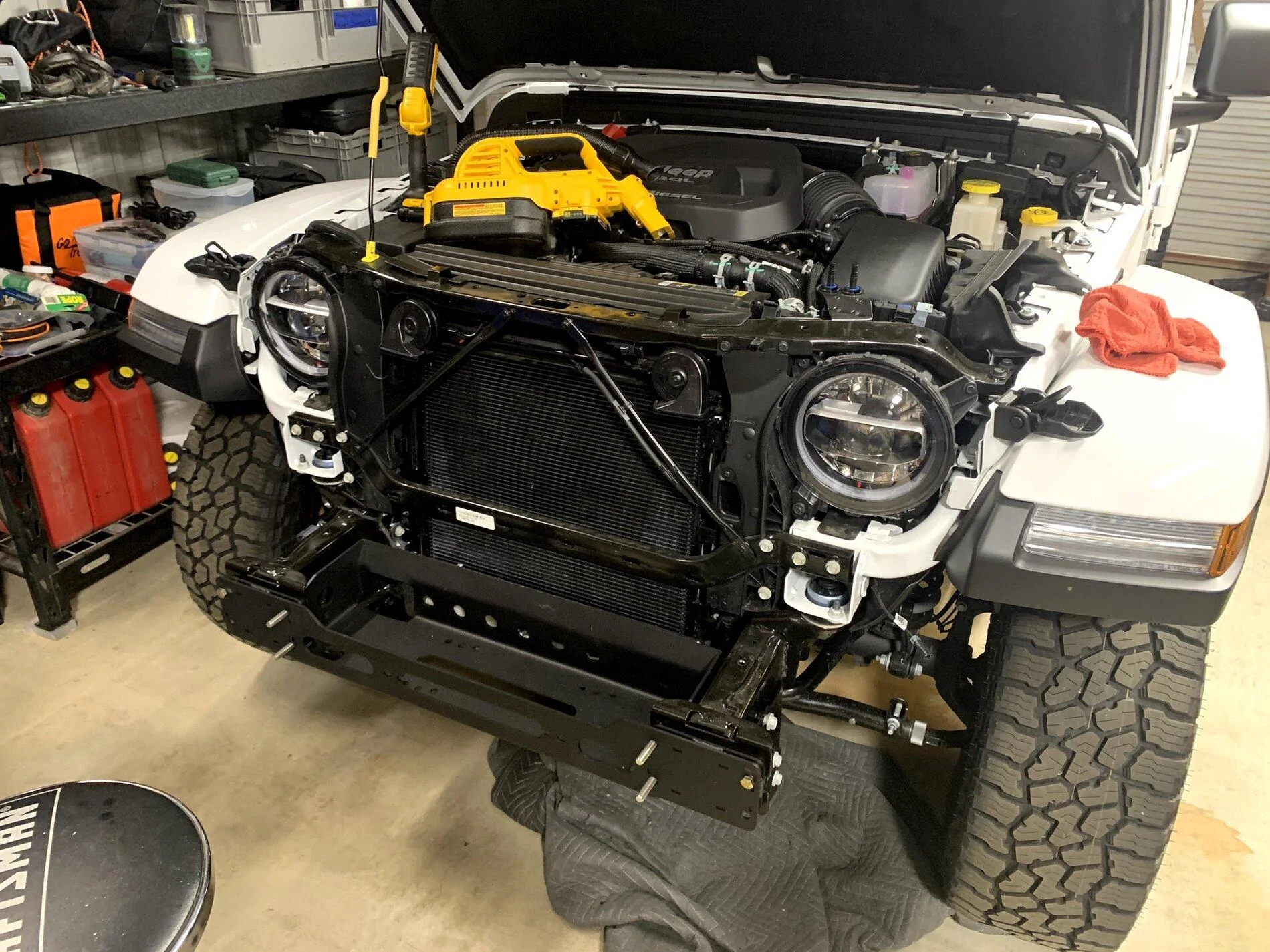 Jeep Gladiator Warn VR EVO 12S & Control Pack Relocation IMG_0330