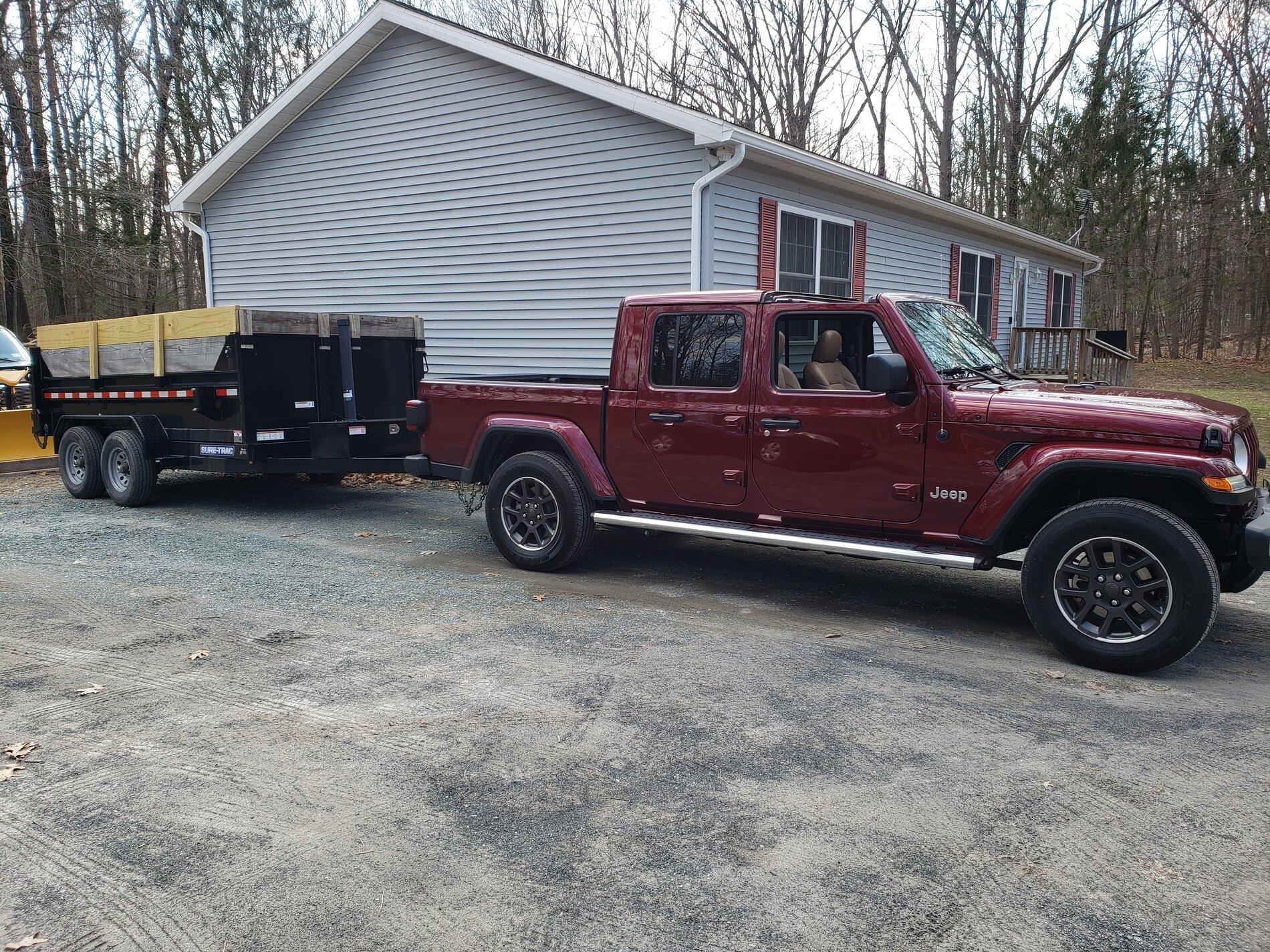 Jeep Gladiator Experience Using Mopar Trailer Brake Controller 20210404_161343