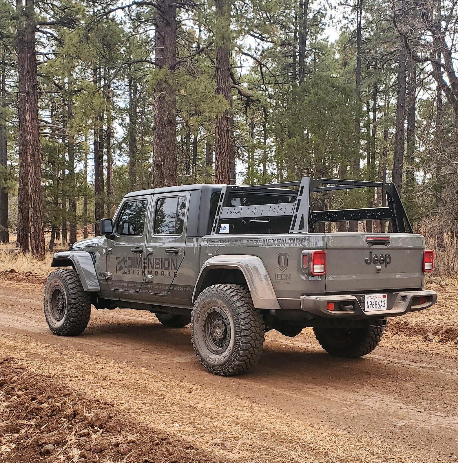 Jeep Gladiator JCR Full height bed rack IMG_20210104_112415_333