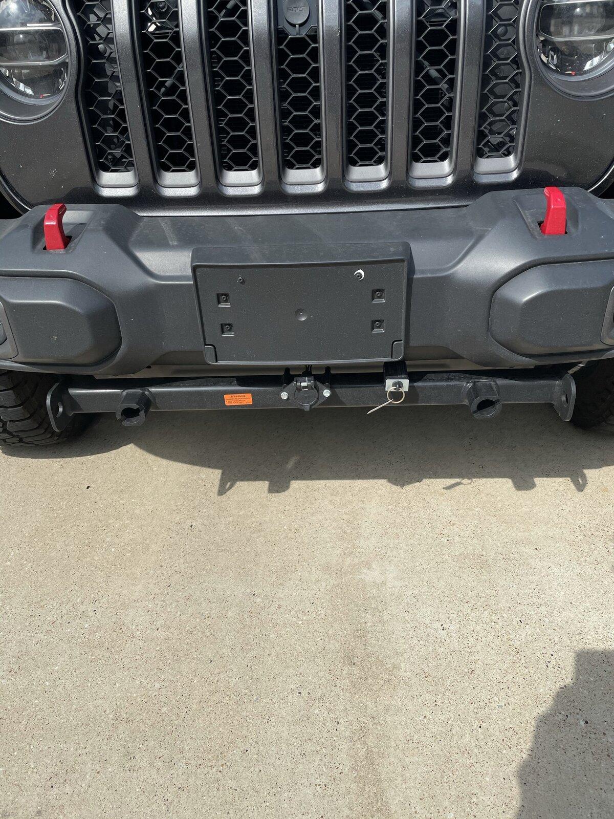 Jeep Gladiator Removal of Blue Ox tow system B6E824E1-6509-4BC0-BD02-77888E9EEC37