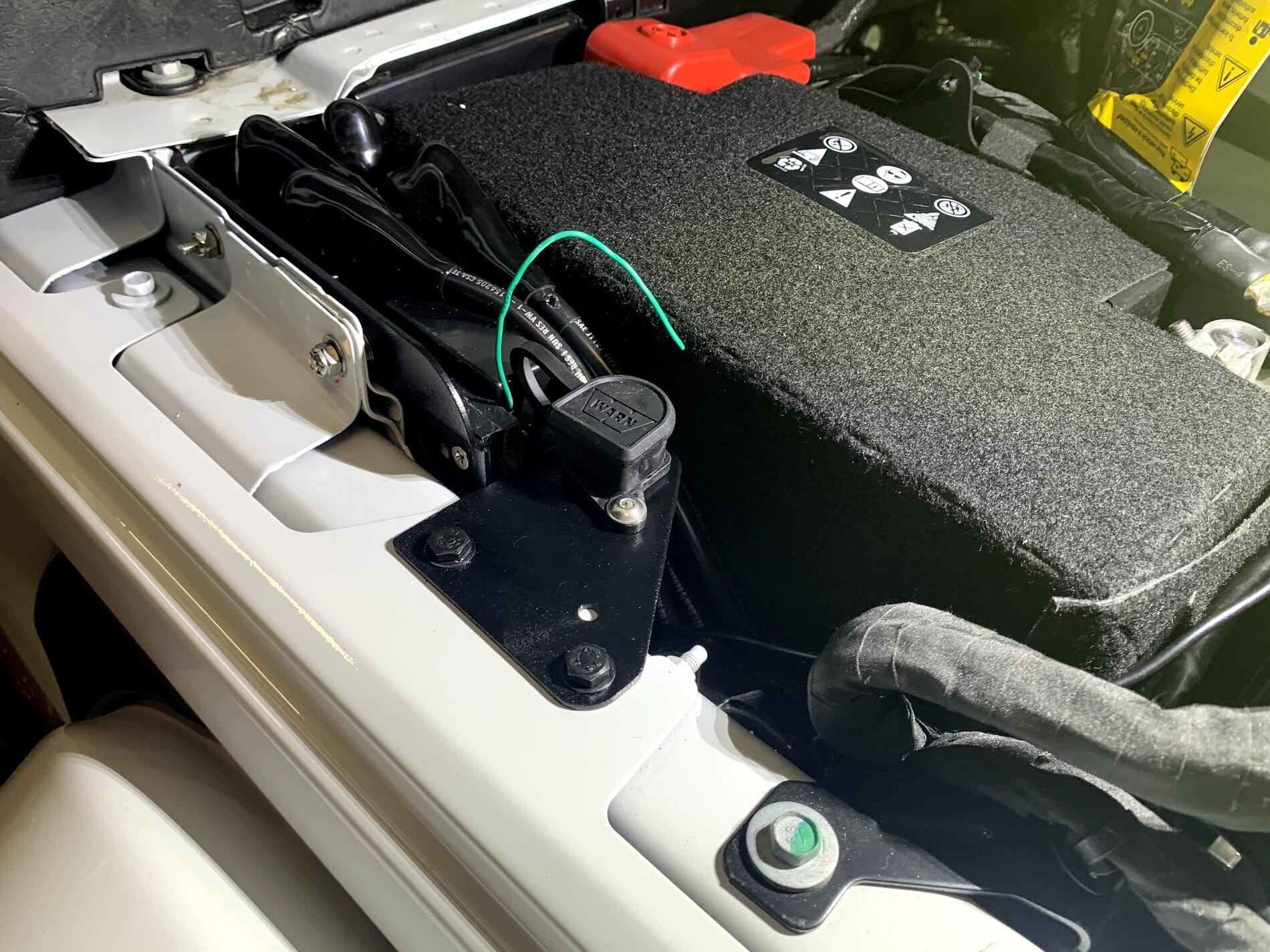 Jeep Gladiator Warn VR EVO 12S & Control Pack Relocation IMG_0349