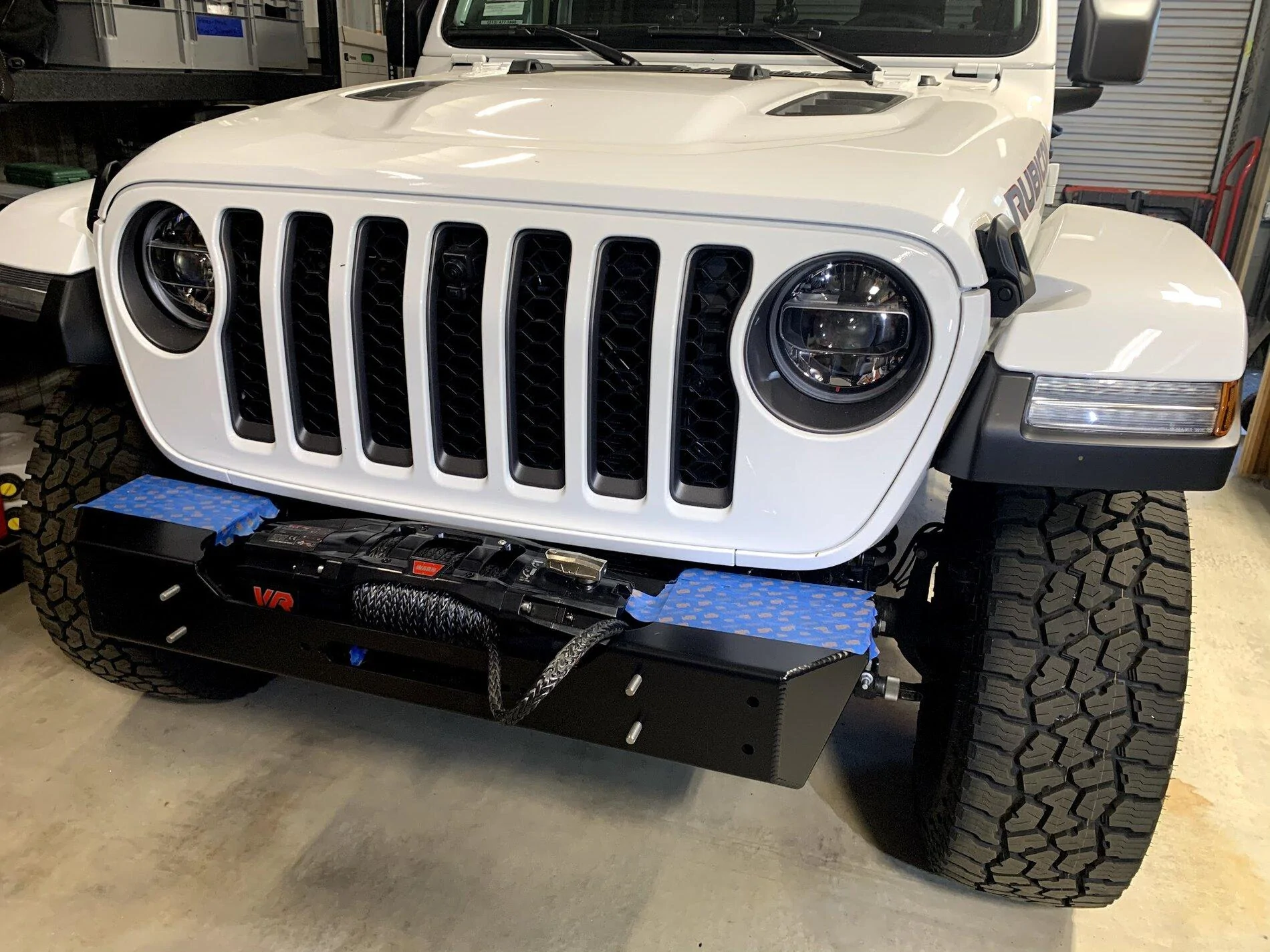 Jeep Gladiator Warn VR EVO 12S & Control Pack Relocation IMG_0350