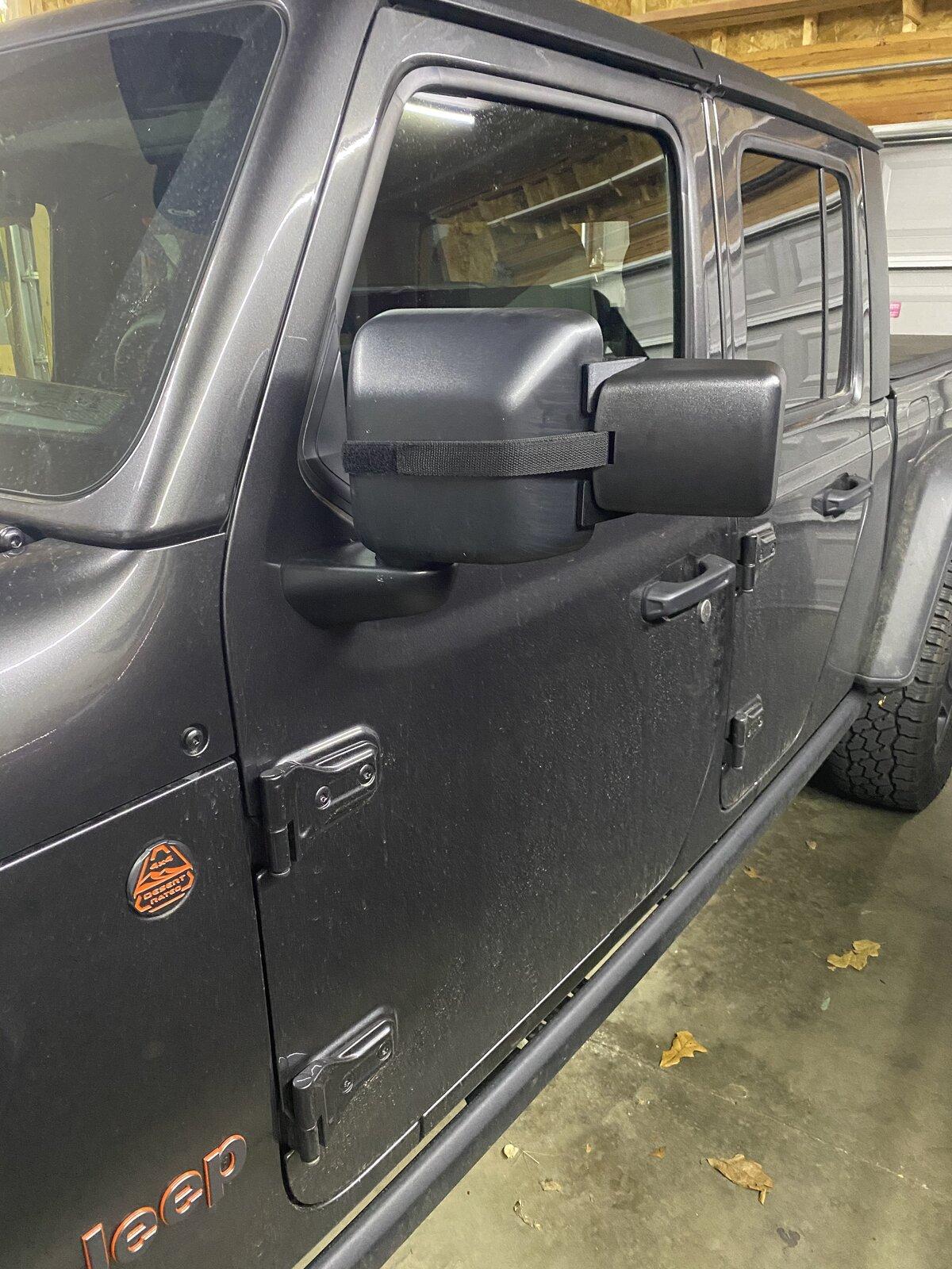 Jeep Gladiator Rampage Tow Mirror Adapters for JT/Gladiator 21474405-2C6F-4F7B-A2A1-0E3ED6D379B4