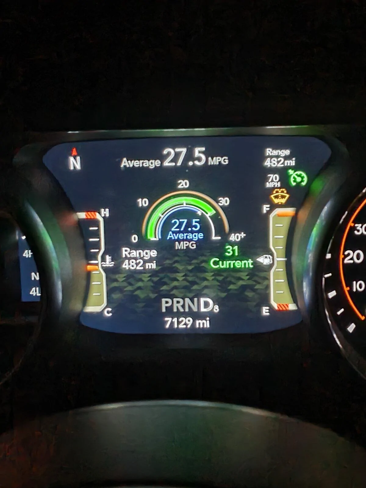 Jeep Gladiator Ecodiesel fuel economy 20210409_050714