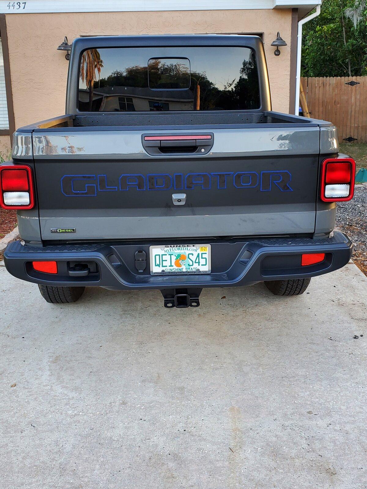 Jeep Gladiator The last Gladiator Tailgate Badge You Will Ever Need! 20210409_191710