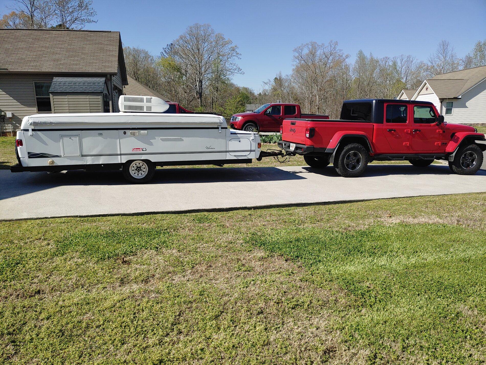 Jeep Gladiator So, what is everybody towing? 20210403_163909