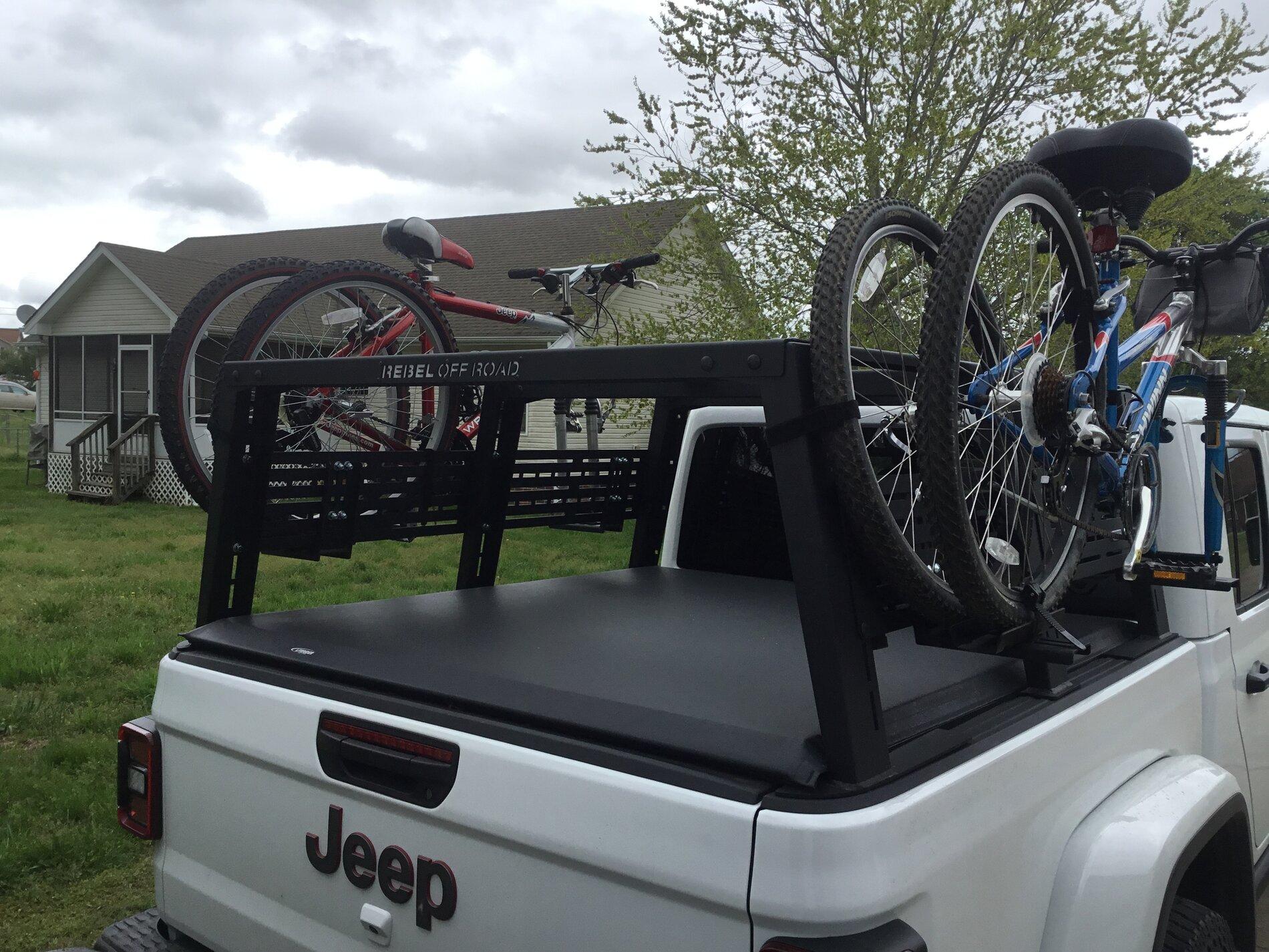 Jeep Gladiator Opinion needed for Rack to haul 2 bicycles, 2 kayaks, while pulling camper AB383D24-6D46-4441-AAA7-96735A68C01D
