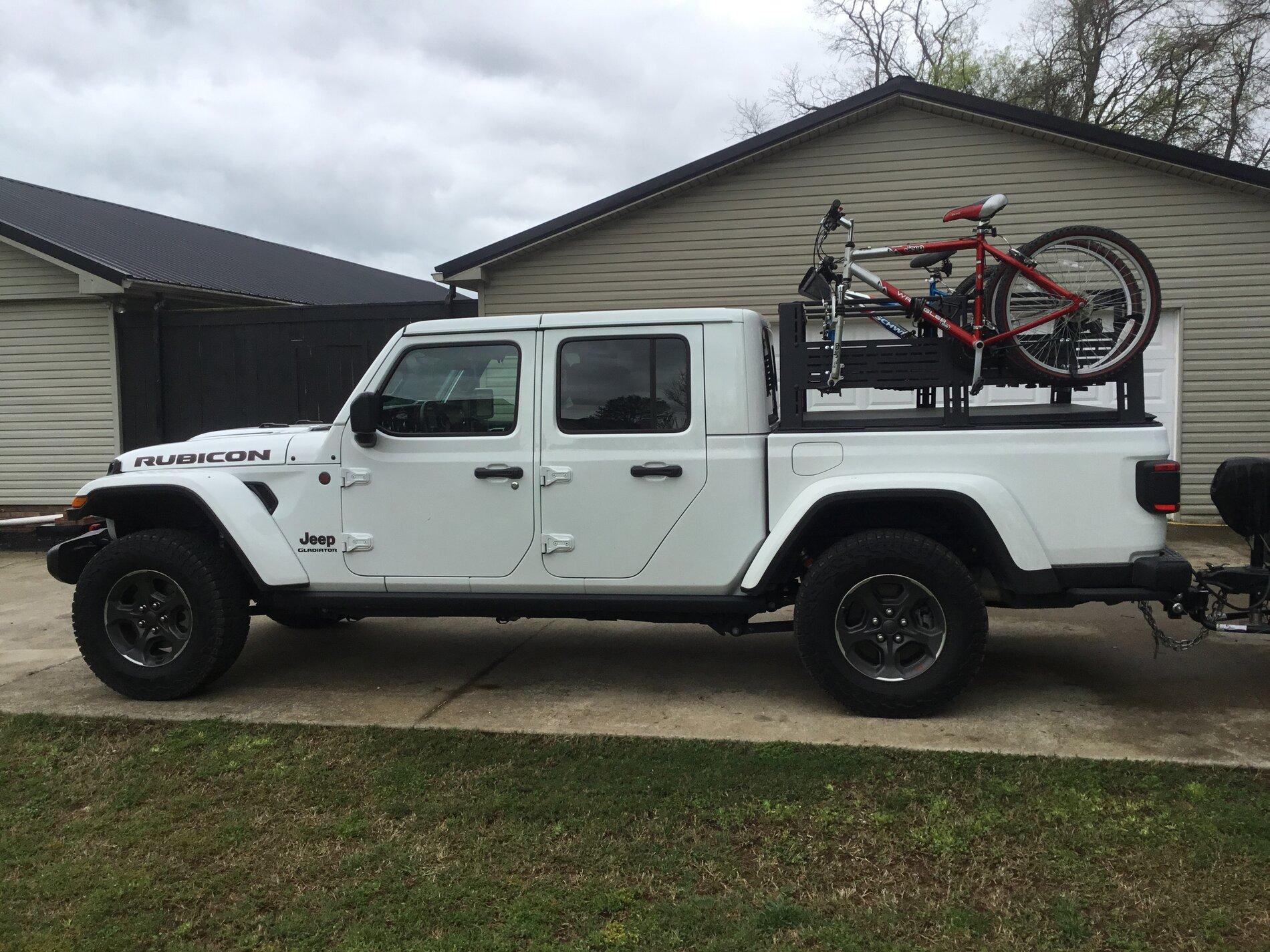 Jeep Gladiator Opinion needed for Rack to haul 2 bicycles, 2 kayaks, while pulling camper 301539C3-1734-441F-974D-346F03972042