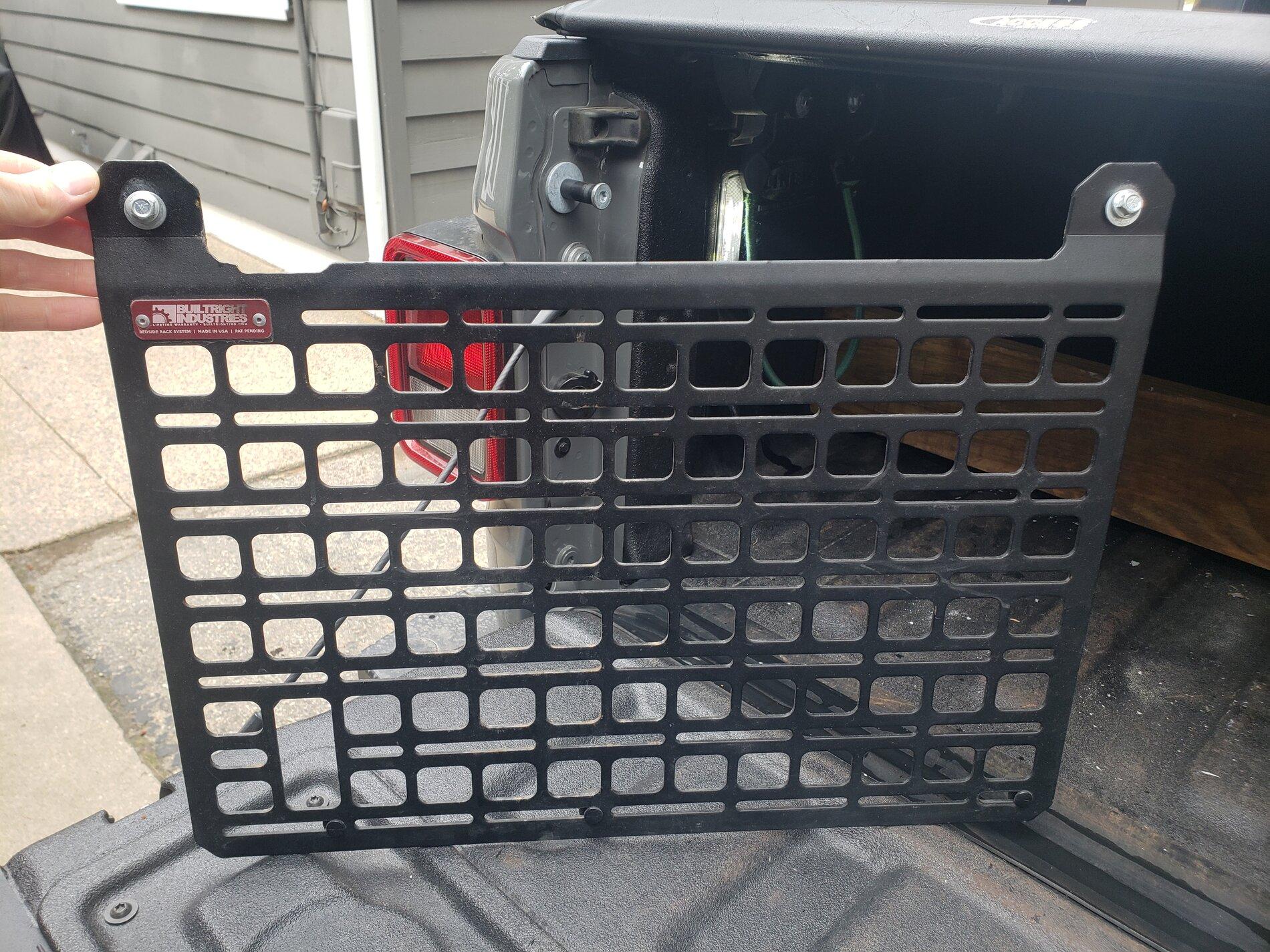 Jeep Gladiator Builtright Industries Drivers Rear MOLLE Panel 20210410_114056