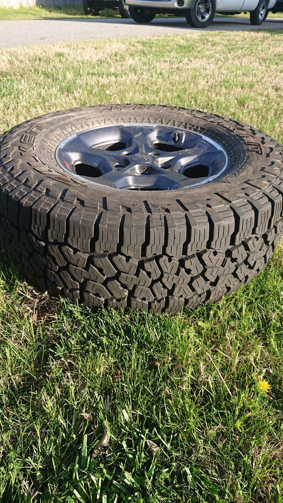 Jeep Gladiator Rubi take-off tires/wheels/spare. About 10k miles. No TPMS. $800 DSC_1240.JPG