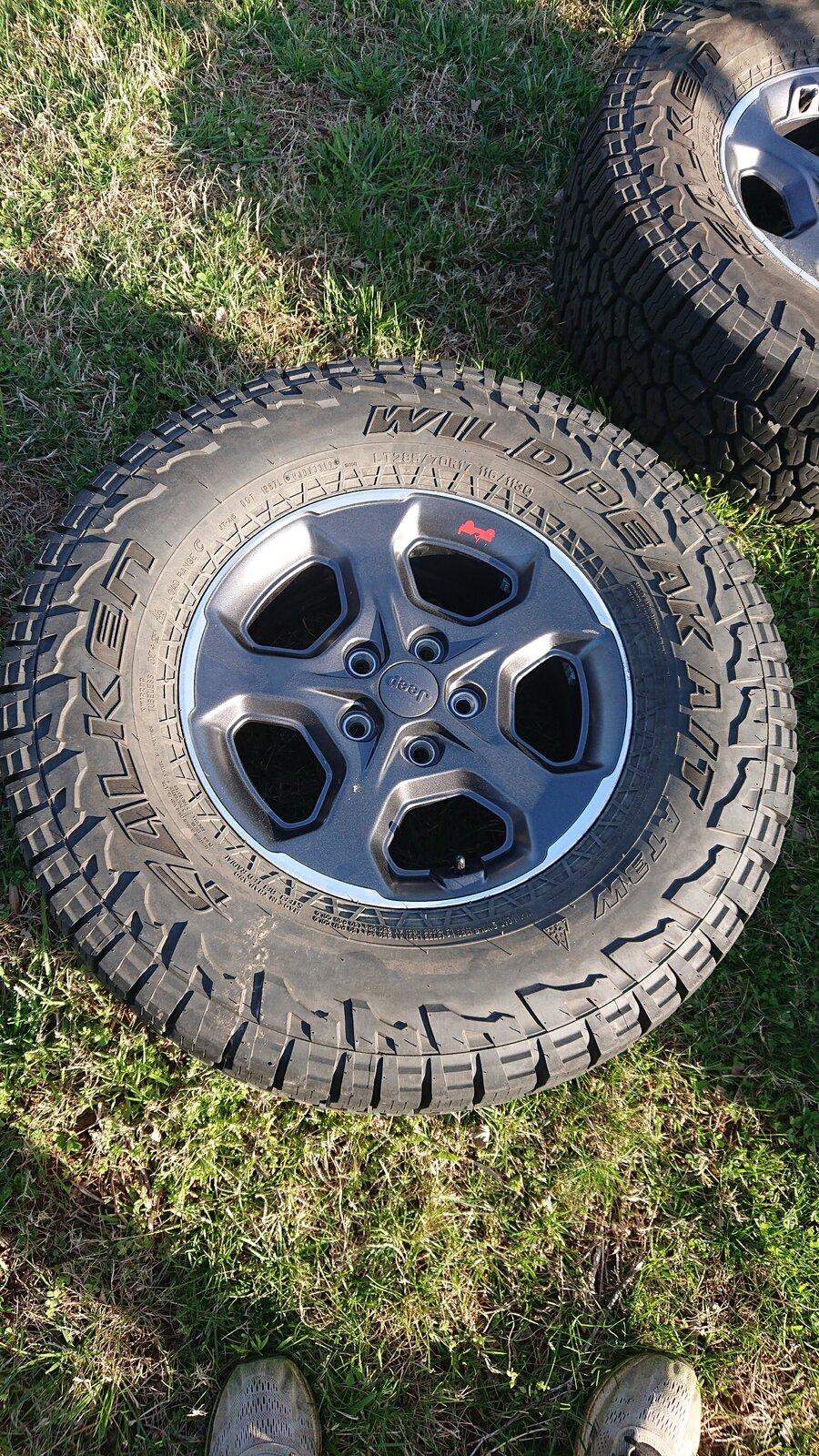 Jeep Gladiator Rubi take-off tires/wheels/spare. About 10k miles. No TPMS. $800 DSC_1235.JPG