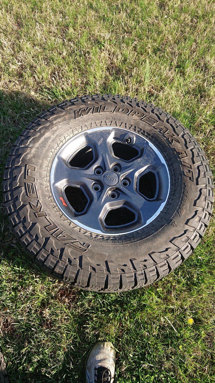 Jeep Gladiator Rubi take-off tires/wheels/spare. About 10k miles. No TPMS. $800 DSC_1238.JPG