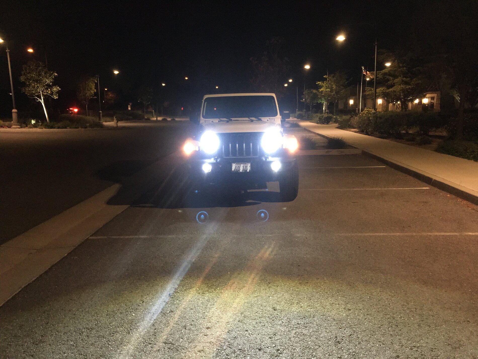 Jeep Gladiator Any suggestions to replace the Halogens with LEDs? Also fog lights! Lights no Lic