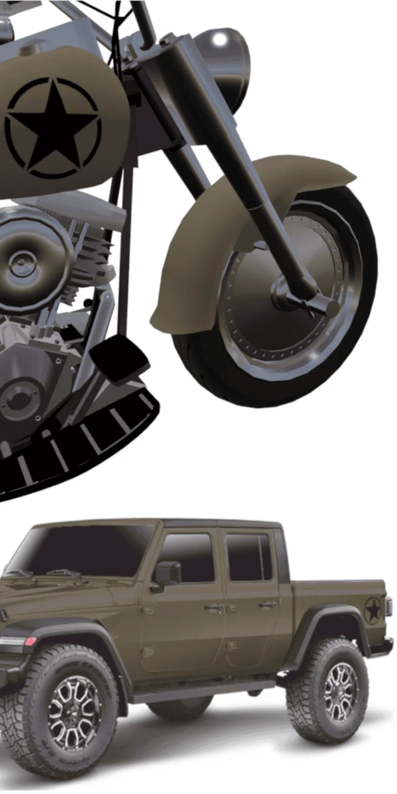 Jeep Gladiator Gladiator tailgate can support up to 500 lbs payload in middle position BIKE_JEEP2