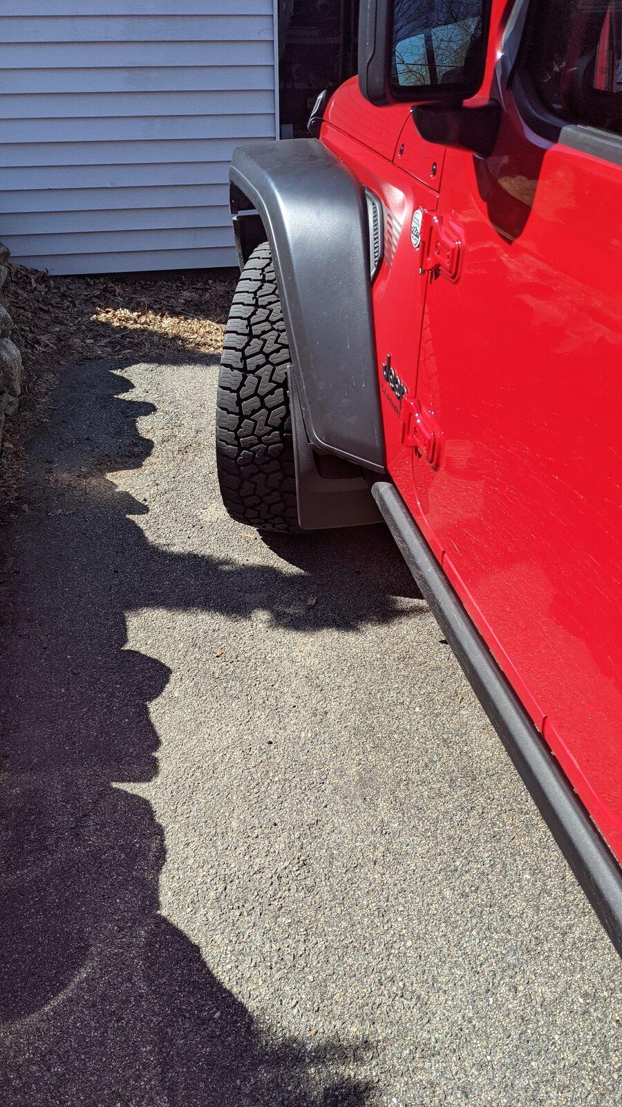 Jeep Gladiator Weathertech Mud Flaps PXL_20210313_152048701