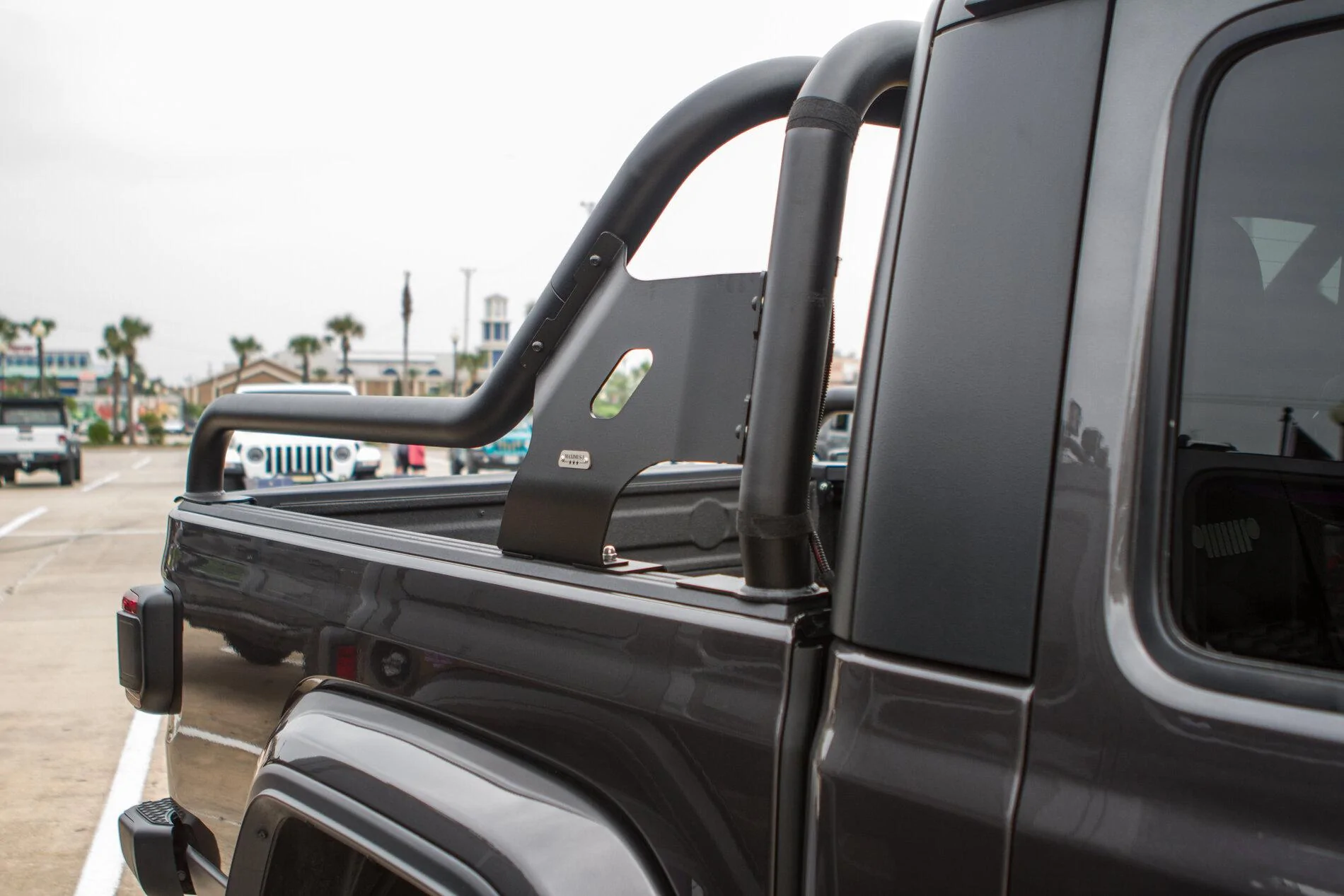 Jeep Gladiator Maximus 3 Sports Bar installed - and at a Jeep Show. Gladiator sports bar (2 of 2)