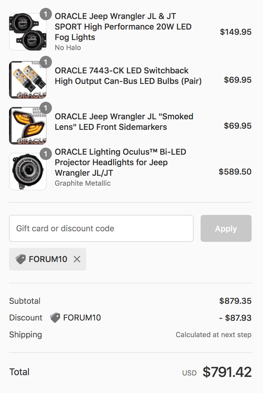 Jeep Gladiator Oracle light package for the 80th anniversary model. sport-package-png-