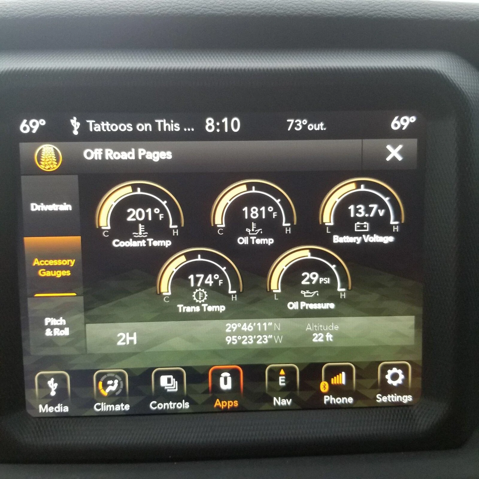 Jeep Gladiator Why didn't jeep create a digital center speedo 20210414_081049