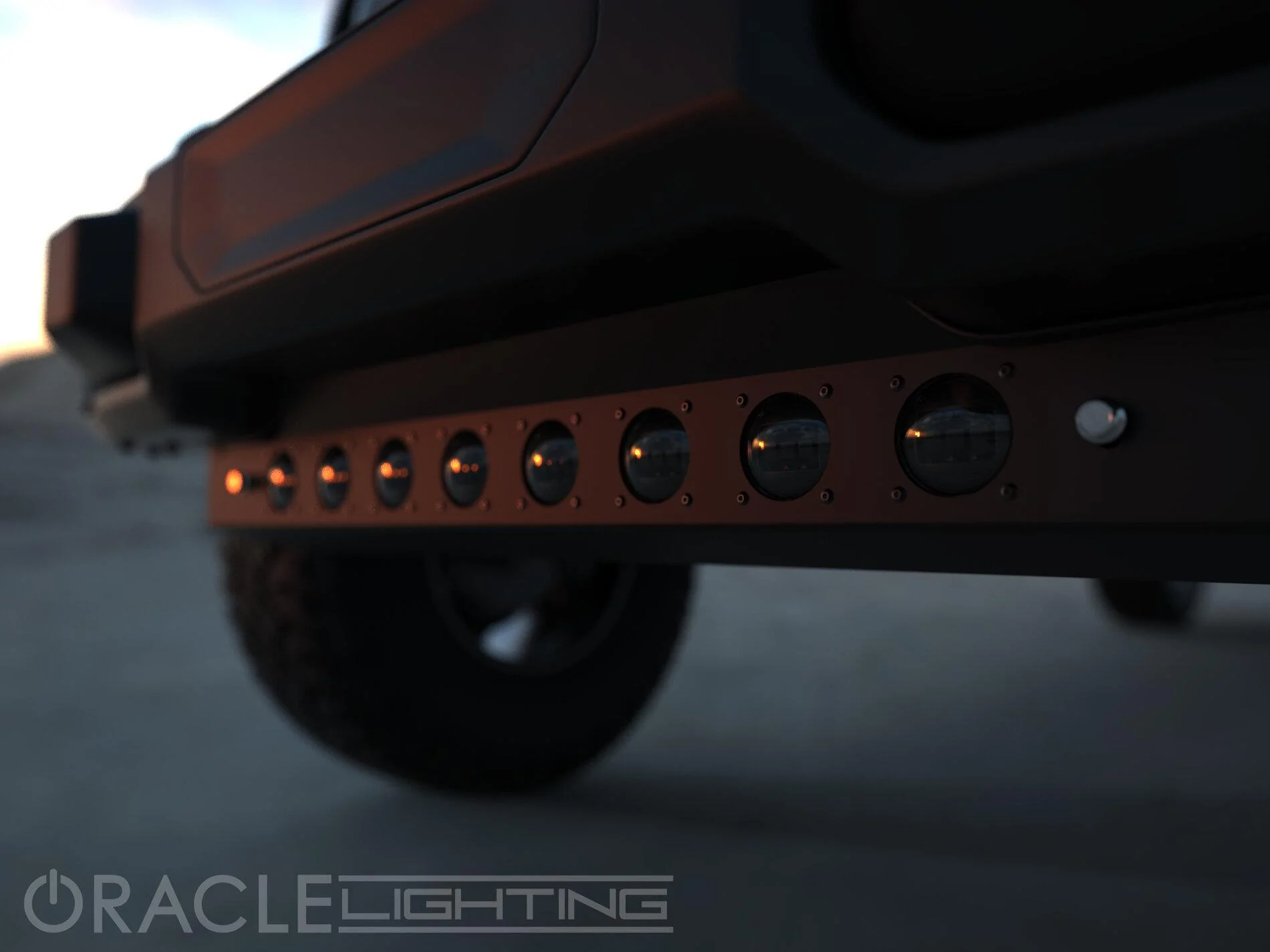 Jeep Gladiator LED Aux Light Integrated Front Skid Plate Concept Jeep_Bar_Light_Rendering_2