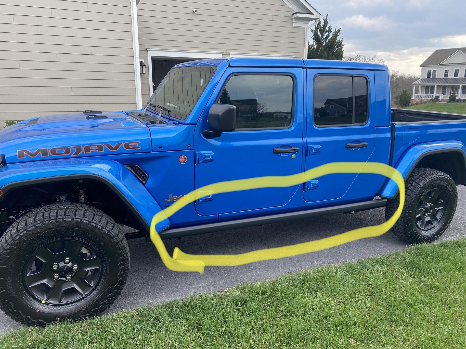 Jeep Gladiator 2021 Mojave Rock Rail Takeoffs $200 18A4CB92-B9BB-416F-BB27-5FE06C639225