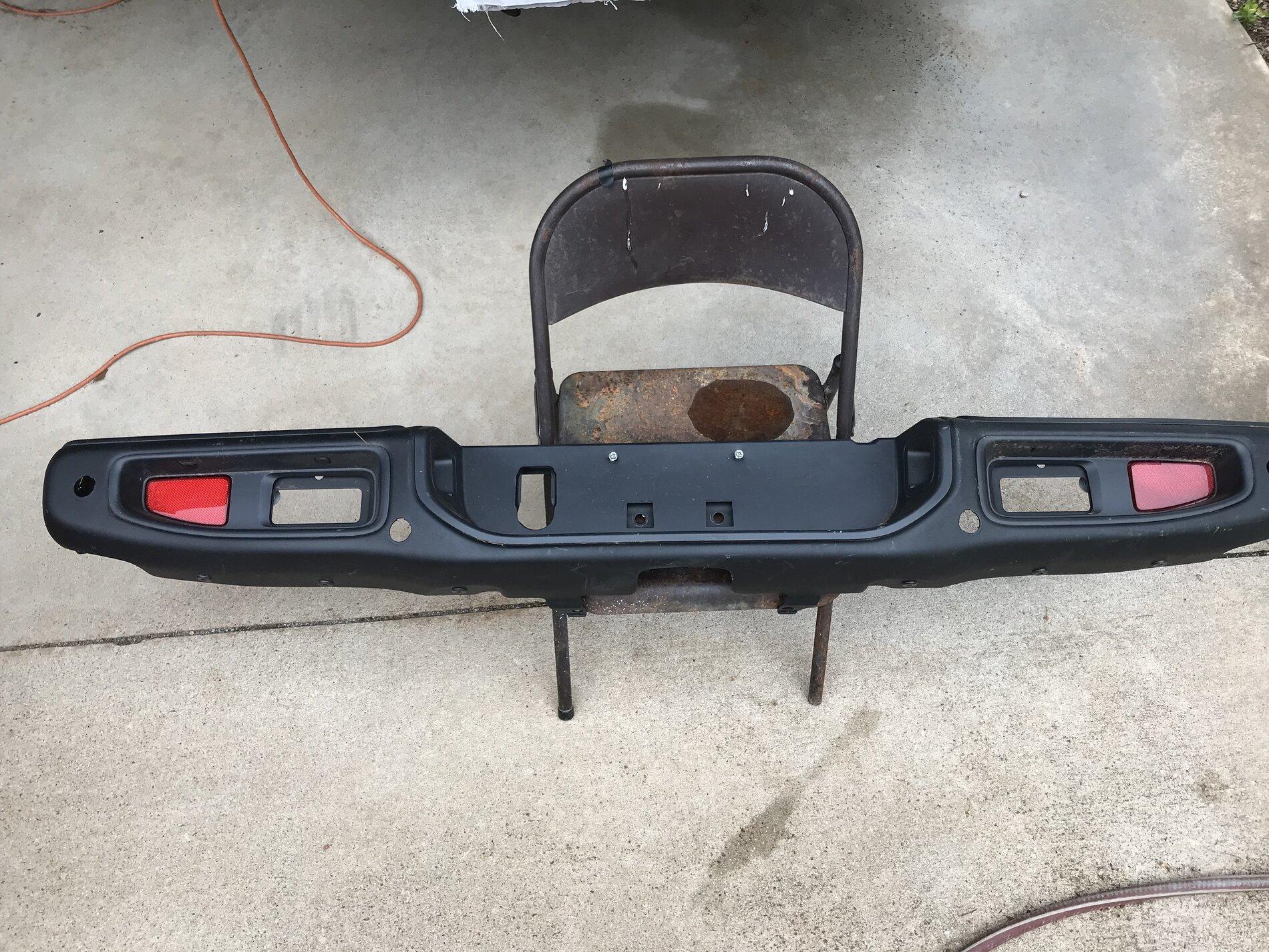 Jeep Gladiator Rubicon Rear Steel Bumper FF2C58A6-3DC4-48CD-9906-E87531FBC346