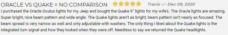 Jeep Gladiator Oracle Lighting customer feedback! Why it matters to you! 1618594344733