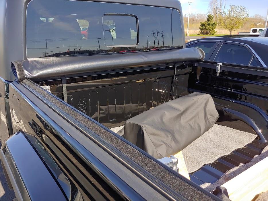 Jeep Gladiator A tale of two Gladiators to get one 80th Anniversary model Tonneau cover rolled u