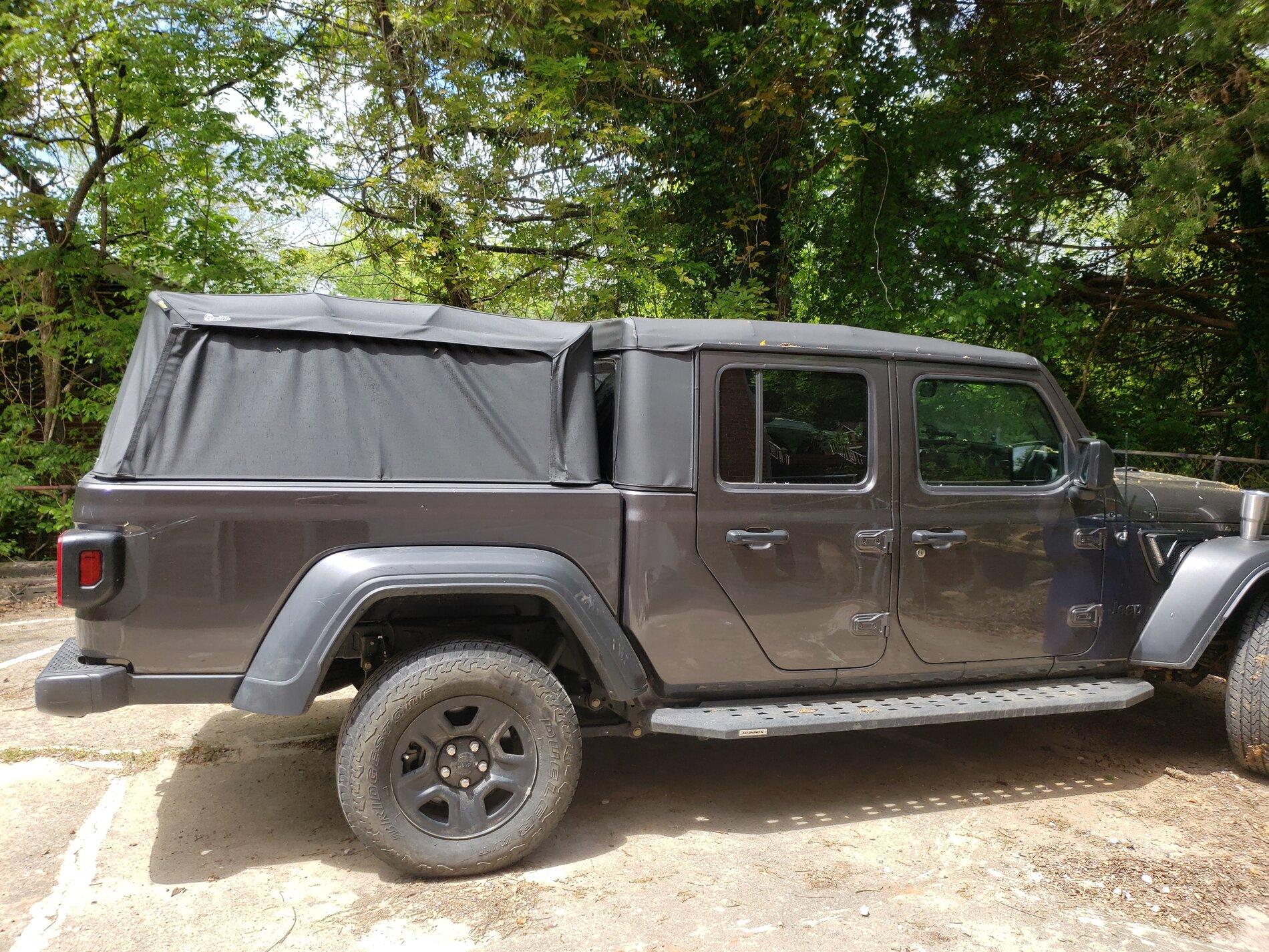 Jeep Gladiator Bestop teaser concept: folding soft cover / shell / topper for Gladiator bed IMG_20210417_121951 - Copy