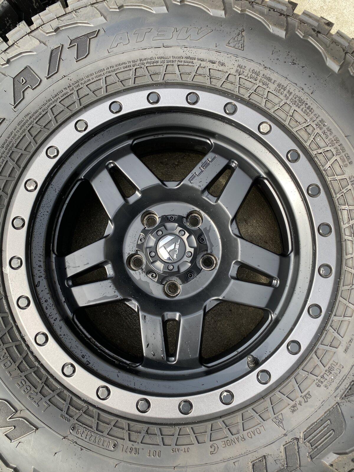 Jeep Gladiator 5- 17” Fuel Anza w/ Falken wildpeak AT BA1CB249-C450-4879-8A2C-1C8DBC26EFD1