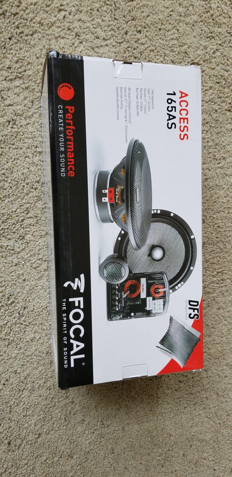 Jeep Gladiator Focal Performance Access 165AS 2-way Speakers - New In Box - $200+ Shipping 20210417_141815