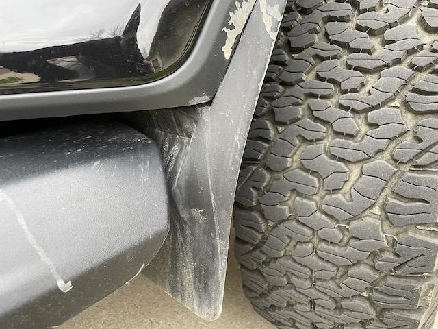 Jeep Gladiator Weathertech Mud Flaps IMG_0392