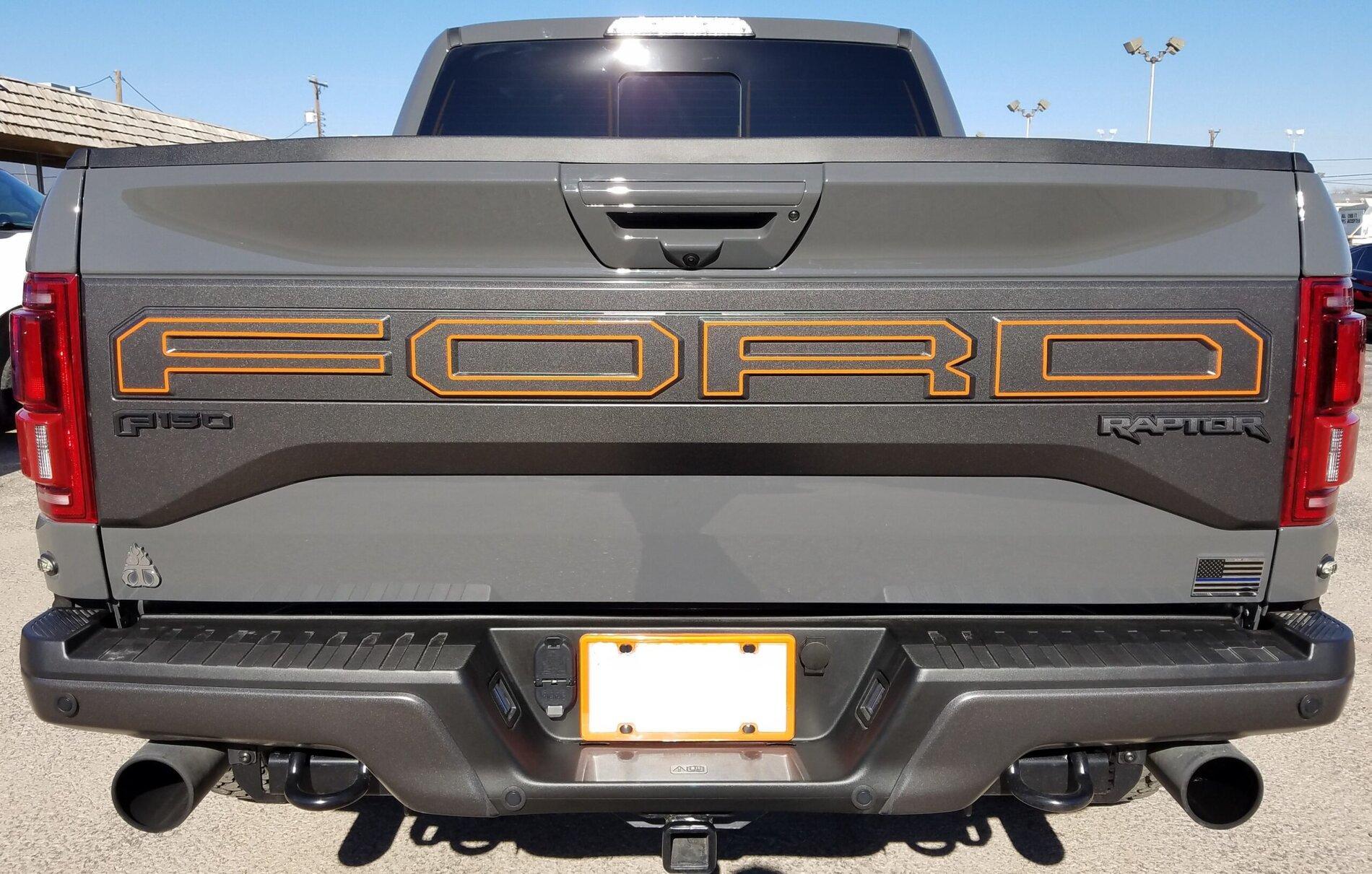 Jeep Gladiator Flush Mount Tail Lights Raptor-Rear-Lettering-scaled