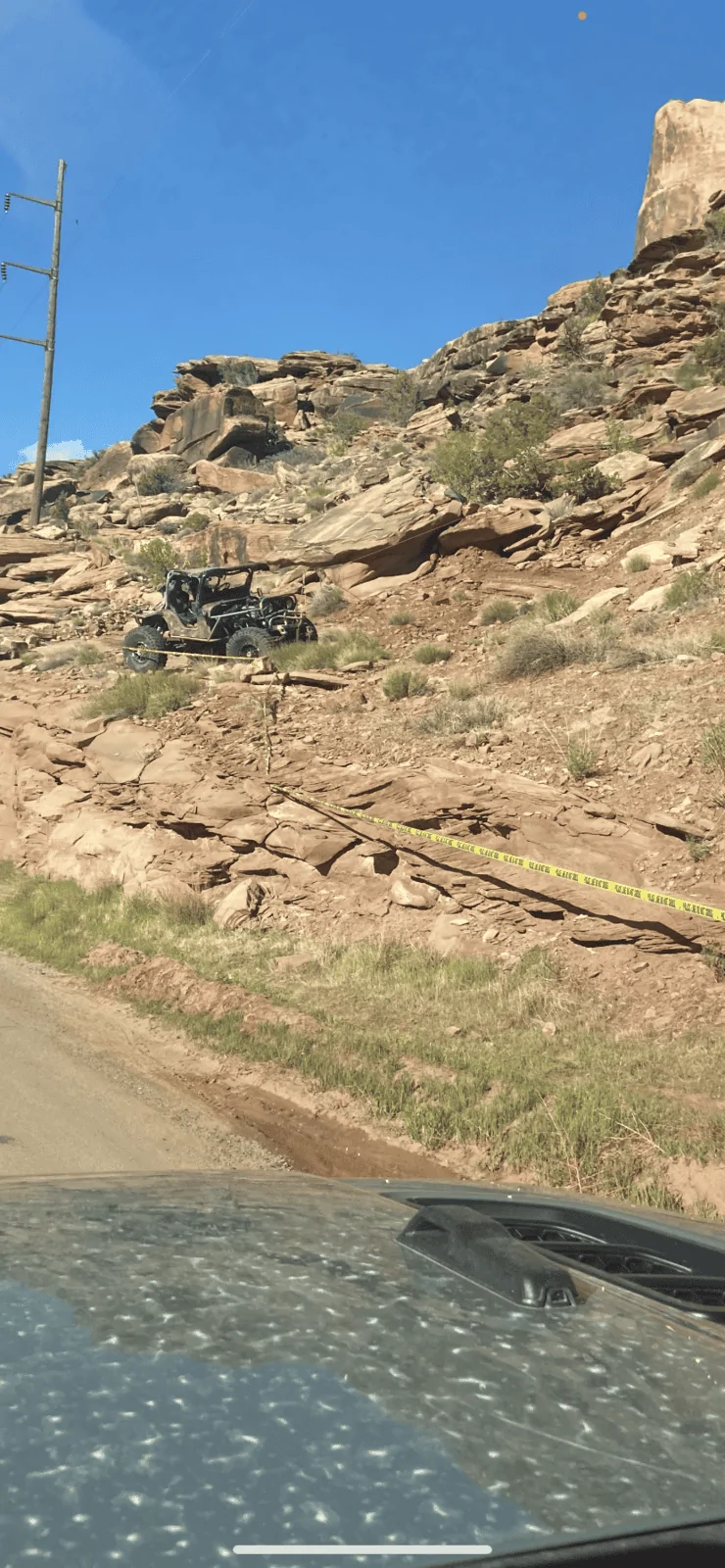 Jeep Gladiator Went on our side in Moab. 903193AC-8925-4CDD-98A8-E8A189B54936