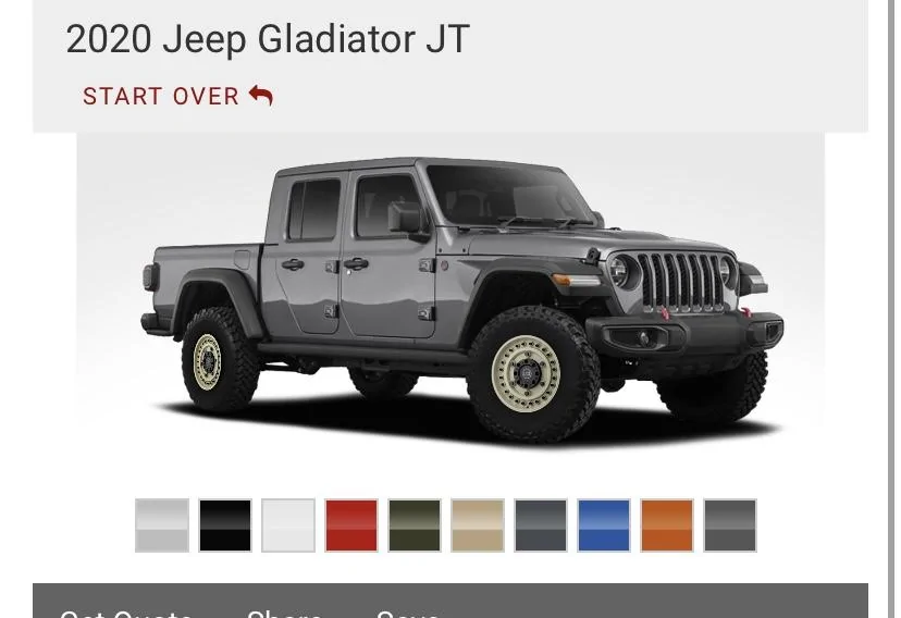 Jeep Gladiator Black Rhino Armory in Desert on Sting Gray 53E33BFD-8F6C-411E-B2B4-0D6E16C8C62A