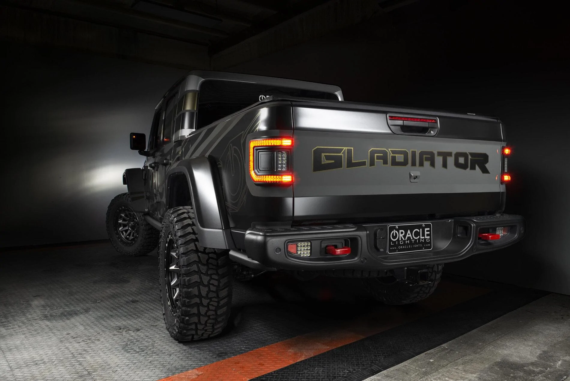 Jeep Gladiator Flush Mount Tail Lights Jeep_Gladiator_LED_Tail_Lights_ORACLE_on
