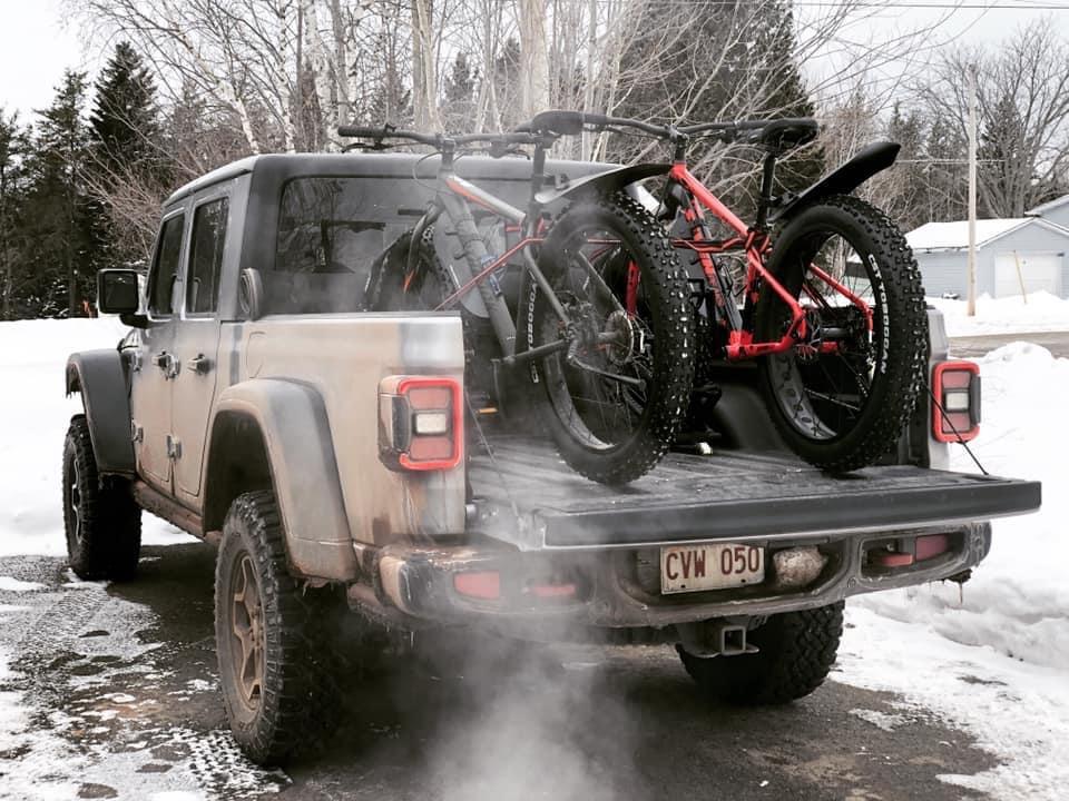Jeep Gladiator Want to mount bike rack on bed rail without crossbars. Ideas please? 4C9D3004-32EA-4CF0-A045-FD7C35DDCB1F