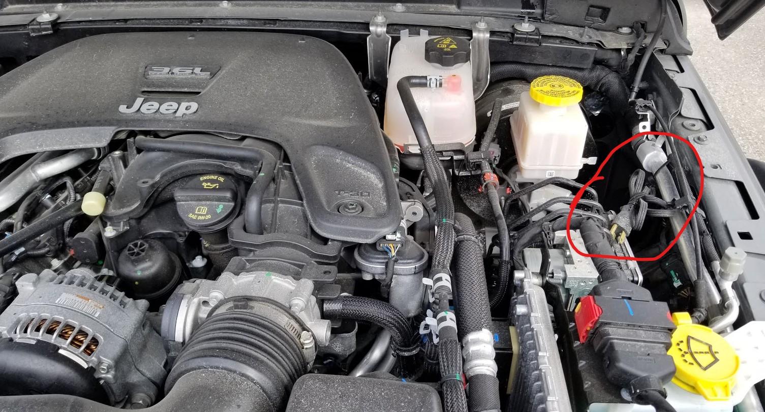 Jeep Gladiator Factory Engine Block Heater Cord Location (Gas Engine) Screenshot 2021-04-22 101814
